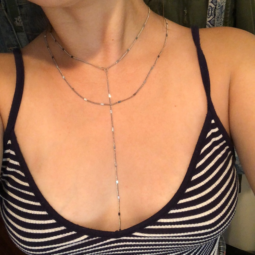 2 Silver Necklaces